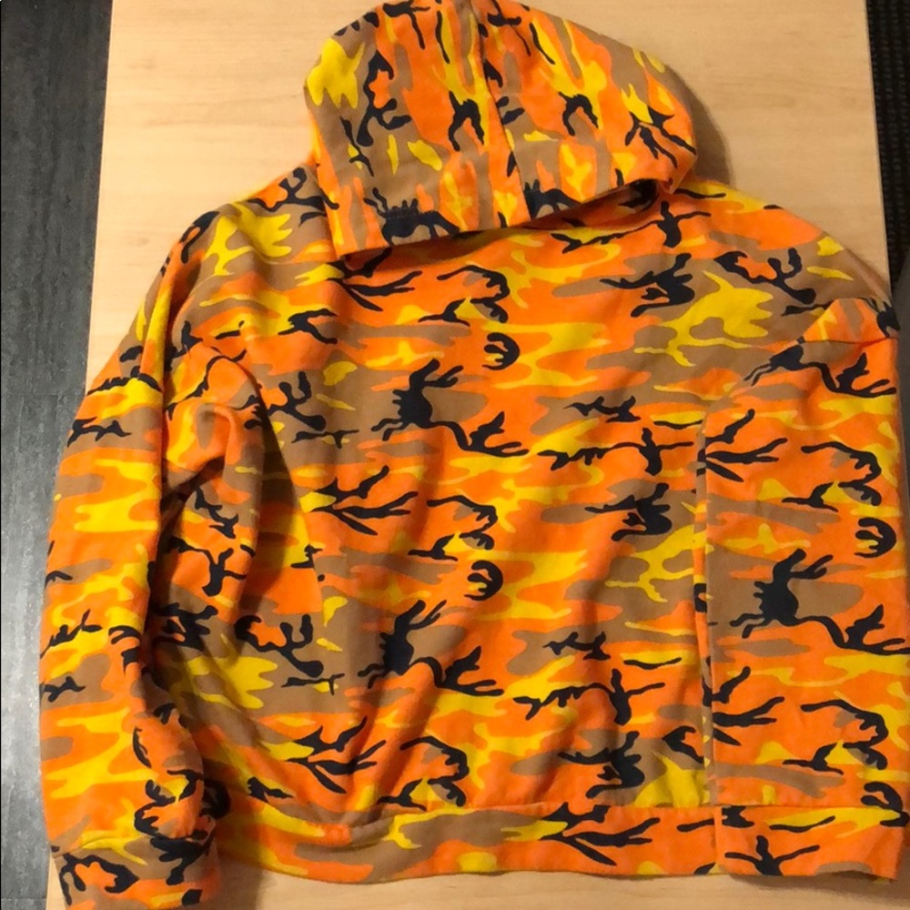 Orange Camo hoodie